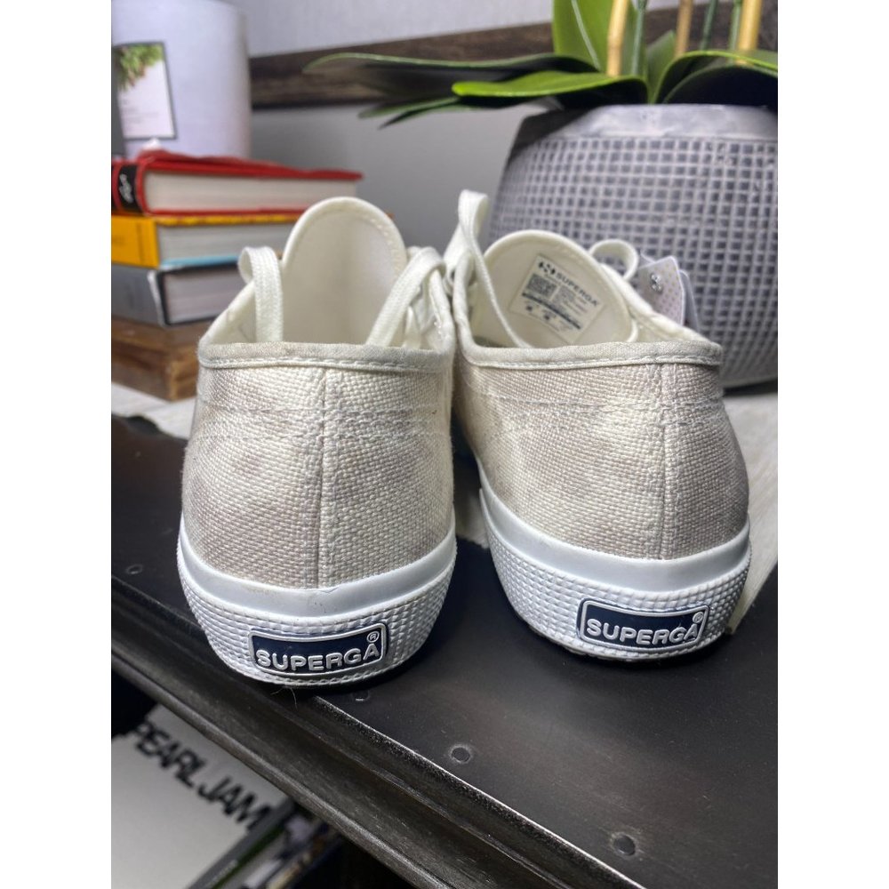 Superga 2750 Tie Dye Low Top Platform Sneaker Grey Women's Size 7 - Picture 10 of 12